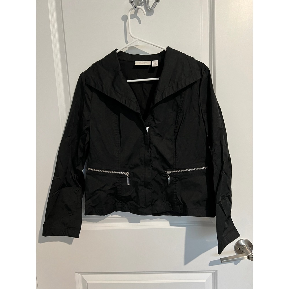 Women's Chico's Jacket - Black - Size 1 - Picture 1 of 3